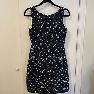 Kate Spade NY Elegant Blue and White Patterned Dress